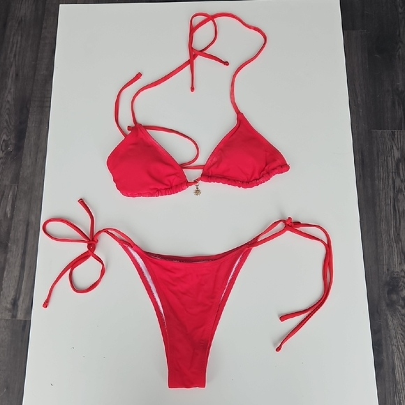 Other - Red Triangle Bikini Set 👙⛱️